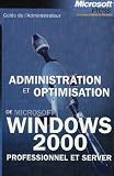 Guide admin win2000 pro/server