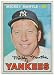Baseball Card 1967 Topps 150 Mantle VG-Ex/Ex