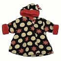 Corky & Co. Polka Dot Daisy Swing Coat