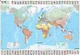Image de Il mondo scala 1:28.500.000. Ediz. plastificata ca. 100x144 cm
