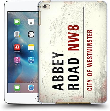 Official London Abbey Road Vintage Street Signs Hard Back Case for Apple iPad mini 4