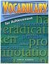 Vocabulary for Achievement: Third Course