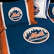 MLB New York NY Mets - 5pc BOYS BED IN A BAG - Queen Baseball Bedding Set
