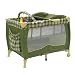 Dream On Me Deluxe Adjustable Height Play Yard with Changing Area, Green
