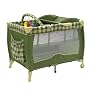 Dream On Me Deluxe Adjustable Height Play Yard with Changing Area, Green