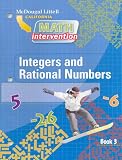 California Math Intervention Book 3: Integers and Rational Numbers