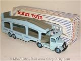 DINKY TOYS 582 PULLMORE CAR TRANSPORTER 6 RIVETS BOXED