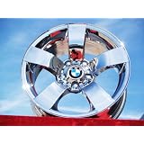 BMW 525i SportStyle 122: Set of 4 genuine factory 17inch chrome wheels by L.A. Wheel and Tire