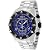 Invicta Men's 1882 Reserve Chronograph Blue Dial Stainless Steel Watch from Invicta