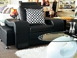 from LNH Designs Black 1 Seater armchair in Faux Leather