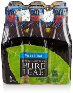 Lipton PureLeaf Iced Tea, Sweet, 18.5 oz Bottle (6-Pack)