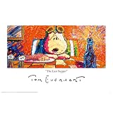 Poster Tom Everhart Snoopy das letzte Abendmahl - Gr��e 61 x 91,5 cm - Maxipostervon "posterdepot"