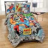 Disney Marvel Vintage Comics Bedding In a Bag Set