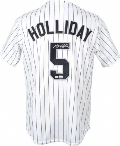 Matt Holliday Autographed Jersey | Details: Colorado Rockies
