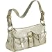 Luce Metallic Leather Pocket Short Shoulder (Metallic Gold)