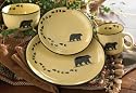 Black Bear Lodge Dinnerware Set