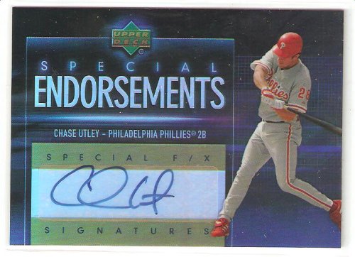 Buy 2006 Upper Deck Special F X Special Endorsements CU Chase Utley - Philadelphia Phillies -... by Upper Deck