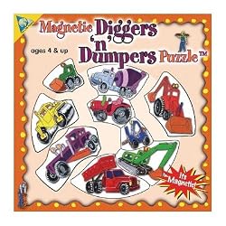 Mini Magnetic Diggers 'n' Dumpers Puzzle