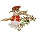 Jewelry : Frosty The Snowman Pin Brooch