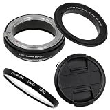 Fotodiox 55mm Macro Reverse Ring Kit with G and DX Type Lens Aperture Control, 52mm Lens Cap and 52mm UV Protector fits Nikon D1, D2, D3, D100, D200, D300s, D300, D700, D40, D40x, D50, D60, D70, D70s, D70, D80, D90, D3100, D3100, D5000, D5100, D7000