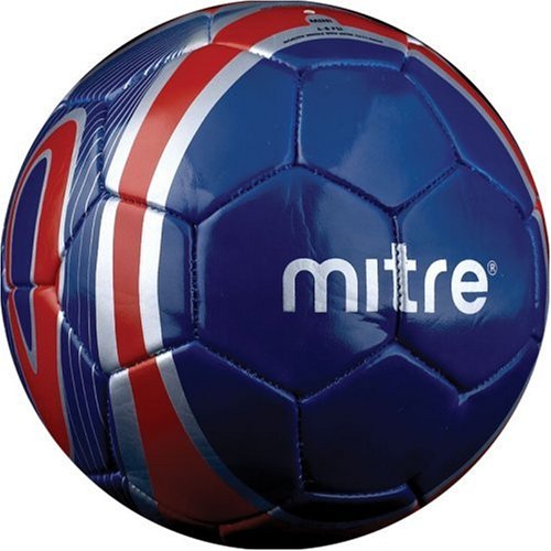 Mitre Mini Vasco 32p Football  - Blue/Red  Mini