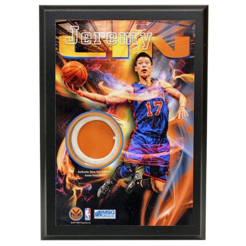 Steiner Sports NBA New York Knicks Jeremy Lin Unsigned 4x6 Net Plaque