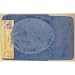 3 PIECE BATHROOM RUG, CONTOUR & LID COVER SET - BLUE