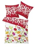 Kleine Wolke 6123460954 Bettw&auml;sche Asturia / 155 x 220 cm und 80 x 80 cm / 2-teilig, cyclam