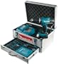 Makita BHP453RHEX5 Akku-Schlagbohrschrauber im Alukoffer inkl. 96-tlg. Zubeh�rset, 2 Akkus und Ladeger�t