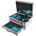 Makita BHP453RHEX5 Akku-Schlagbohrschrauber im Alukoffer inkl. 96-tlg. Zubeh�rset, 2 Akkus und Ladeger�t