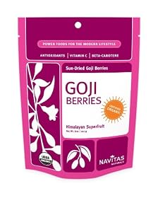Navitas Naturals Goji Berries, 16-Ounce Pouches