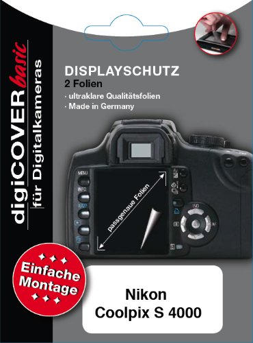 digiCover Displayschutzfolie f&uuml;r Nikon Coolpix S4000 Preisvergleich