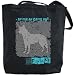 Canvas Tote Bag Black  Australian Cattle Dog ... Freak ! / Urban Style  Dog