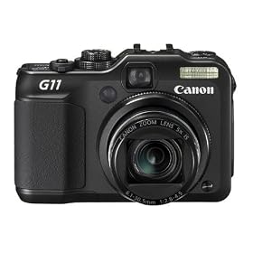 Canon - Powershot G11 - Appareil photo compact num�rique - 10Mpix - Ecran LCD 2,8'' - Zoom optique 5x - Zoom num�rique 4x - Noir