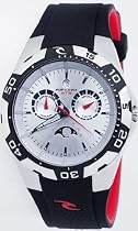 RIP CURL ECLIPSE TIDEMASTER PU MEN'S WATCH SILVER A1044 SIL