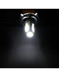 White Color High Power H4 6W 12V-24V Car LED SMD Fog Lamp 50LM-320LM Automobile Lighting Bulbs for Car / Auto / Vehicle / Truck By Overmall