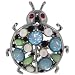 Silver Tone Ladybug Animal Pin Brooch