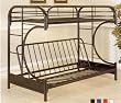 Elegant 2"Twin/Full "C" Shaped Futon Bunk Bed