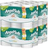 Angel Soft Bath Tissue, 48 Double Rolls Toilet Paper, 12 Count (Pack of