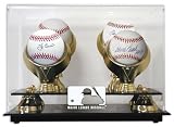 Johnny Bench, Yogi Berra, Carlton Fisk and Gary Carter - Brilliant Backstops - Autographed Baseballs with 4 Ball Display Case