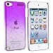 Leegoal（TM）Purple Raindrop Crystal Hard Back Cover Case for Apple iPod Touch 5th Generation 5G 5