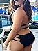 Sorrica Trendy Women's Summer Strappy One Piece Swimsuits Plus Size, Black, US 14-16 / Tag XXXL