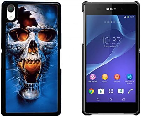 Skull Devil Diablo Hard Plastic and Aluminum Back Case For Sony Xperia Z2 L50W