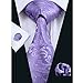 CAOFENVOO Men's Silk Tie Necktie set