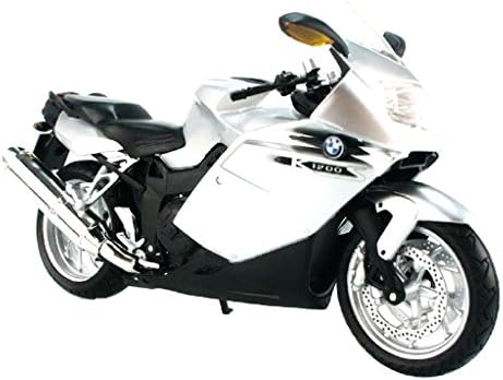 Automax 1:12 BMW K1200S Motorcycle Bike Model Toy Silver
