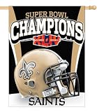 New Orleans Saints Super Bowl XLIV Champions 27x37 Vertical Flag