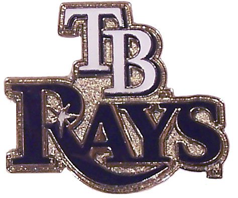 Tampa Bay Rays Primary Plus Logo Pin