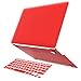IBENZER Compatible with MacBook Air 11 Inch Case Model A1370 A1465, Soft Touch Plastic Hard Shell Case Bundle with Keyboard Cover for Mac Air 11, Red, A11RD+1