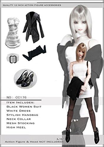 Dolls figure CC176 1/6 new version Female Fashion OL Suit Full Set [dollsfigure]
