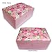 Beautiful Mix Color Sequins Flower Work On Cosmetic And Jewelry MDF Box In Satin Fabric - R